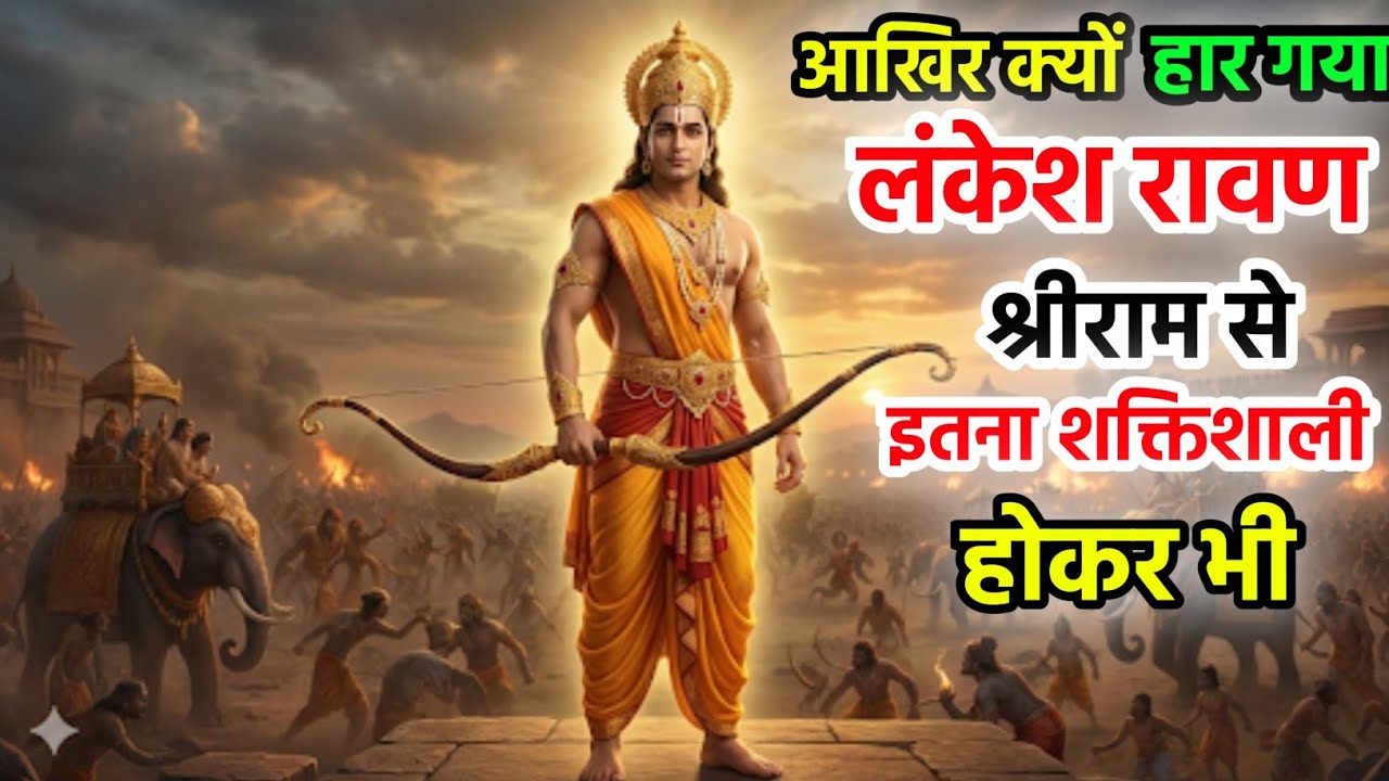 आखिर इतना शक्तिशाली होकर भी क्यों हार गया रावण? श्रीराम की जीत का असली रहस्य