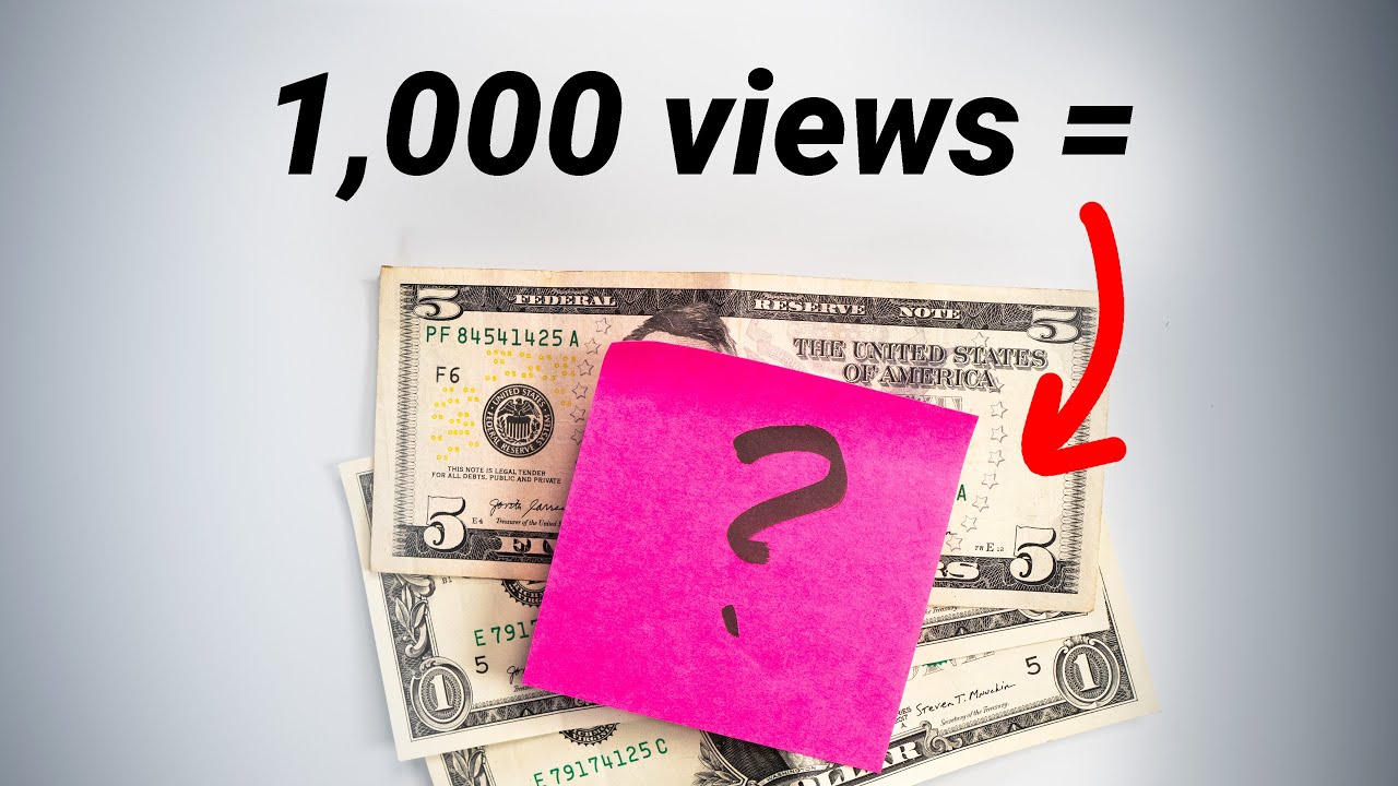 What You Earn on YouTube with 1k Views 2024 (Real Examples)