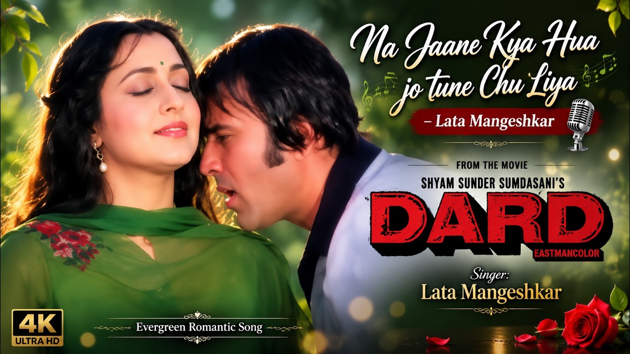 Na Jaane Kya Hua Jo Tune Choo Liya video song|  Lata Mangeshkar| Dard 1981 |Romantic Song |SRE MUSIC