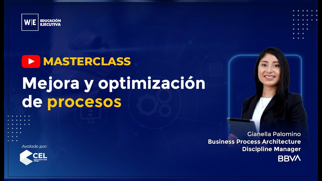 🔴𝗠𝗔𝗦𝗧𝗘𝗥𝗖𝗟𝗔𝗦𝗦 | 𝗠𝗲𝗷𝗼𝗿𝗮 𝘆 𝗮𝘂𝘁𝗼𝗺𝗮𝘁𝗶𝘇𝗮𝗰𝗶𝗼́𝗻 𝗱𝗲 𝗽𝗿𝗼𝗰𝗲𝘀𝗼𝘀 🔄