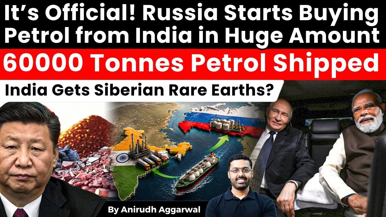 It&rsquo;s Official! Russia Starts Buying Petrol from India in Huge Amount. 60000 Tonnes Petrol Shipped