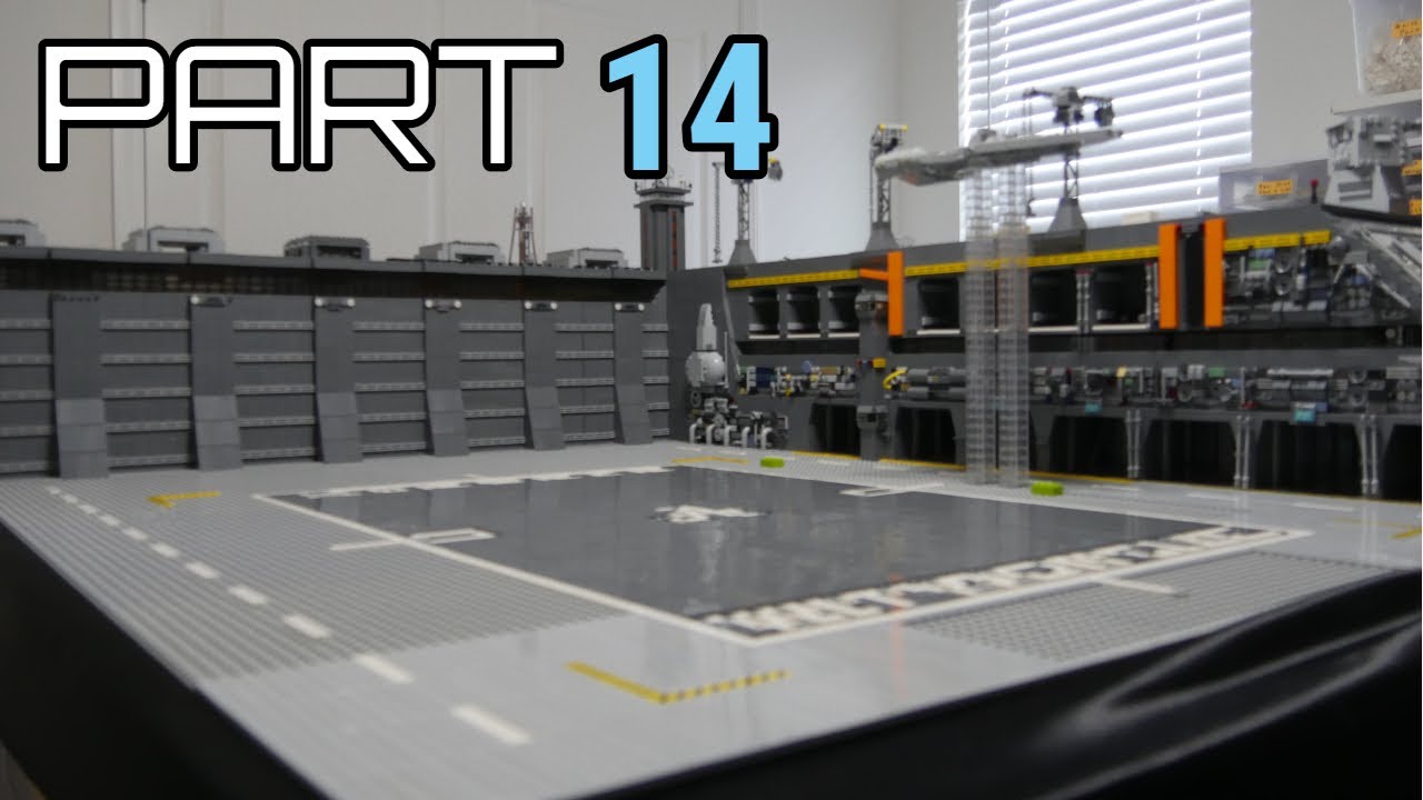 Building Imperial Shipyards In LEGO (Part 14) | Platform Markings!