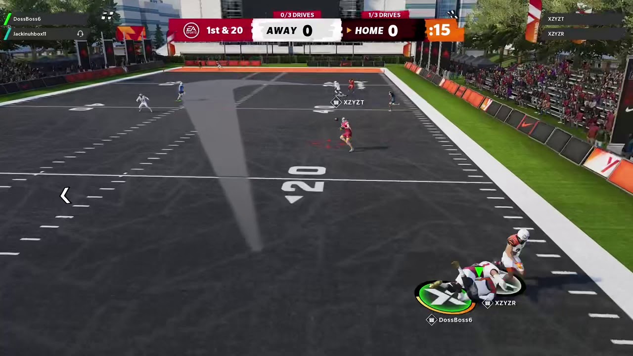 Crazy Hook and Ladder| Madden 21 The Yard