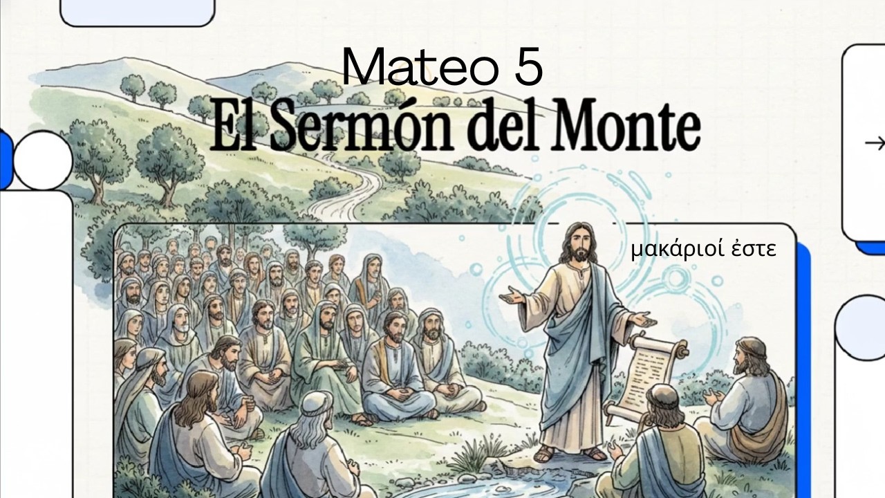 Mateo 5: el Sermón del monte. Términos clave en griego.