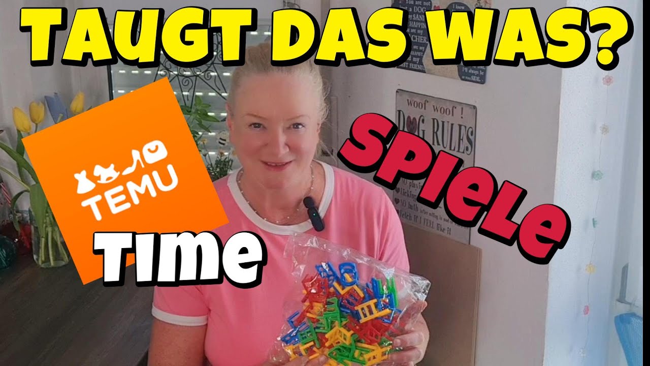 TEMU TEST REVIEW STAPEL ST&Uuml;HLE SPIEL SPIELZEUG SET GEBURTSTAG SILVESTER