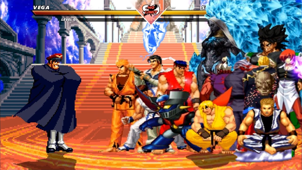 STRONGEST BISON/VEGA VS EVERYONE FT: RYO ROBERT RYU KEN AKUMA MRKARATE GEESE RUGAL IORI BROLY ETC