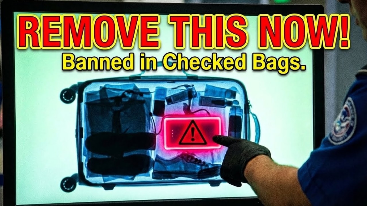 What&rsquo;s BANNED in Checked Bags for 2026? (New Rules Revealed!)