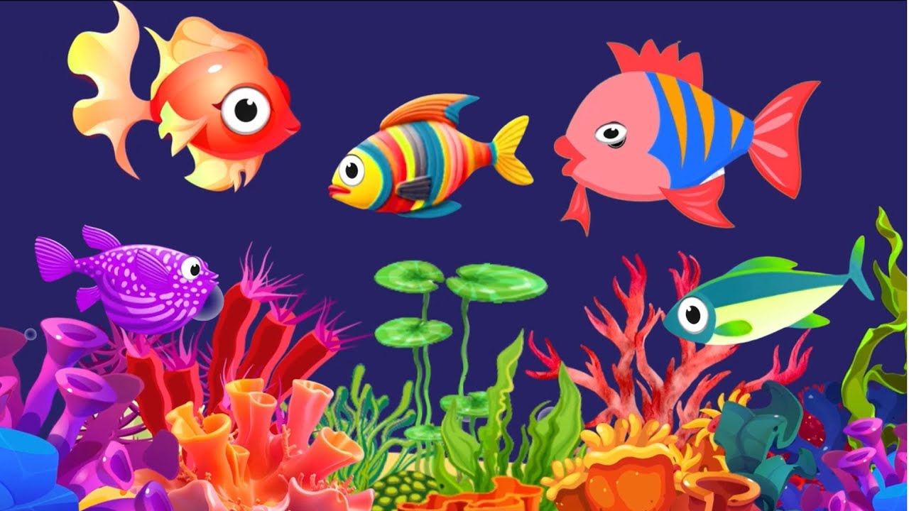 Calming Undersea Animation Baby Lullaby, Soothing fishes🐟Baby Sleep Music #fishlullaby #lullaby #257