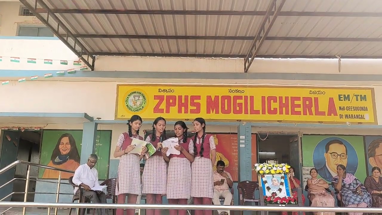 ENGLISH day, zphs Mogilicherla 