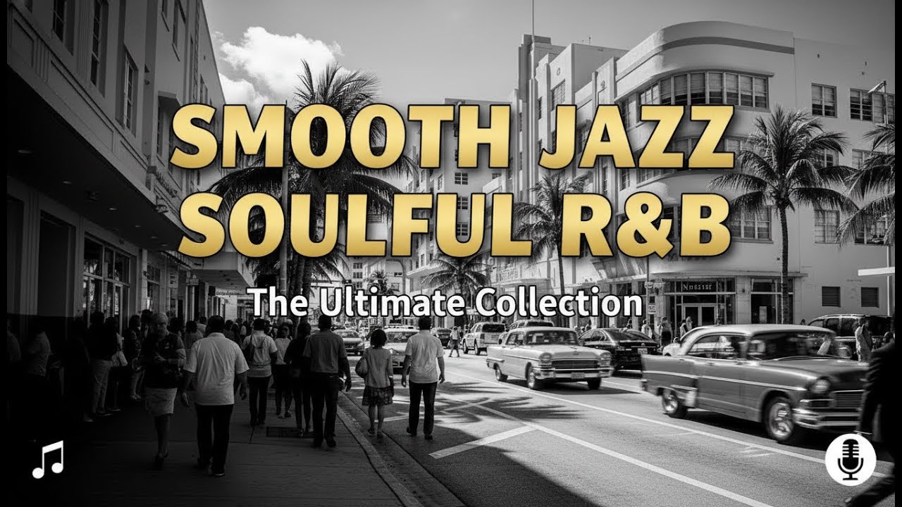 Smooth Jazz Soulful R&B Fusion: A MIAMI Chill Vibes Music 🍸🍹