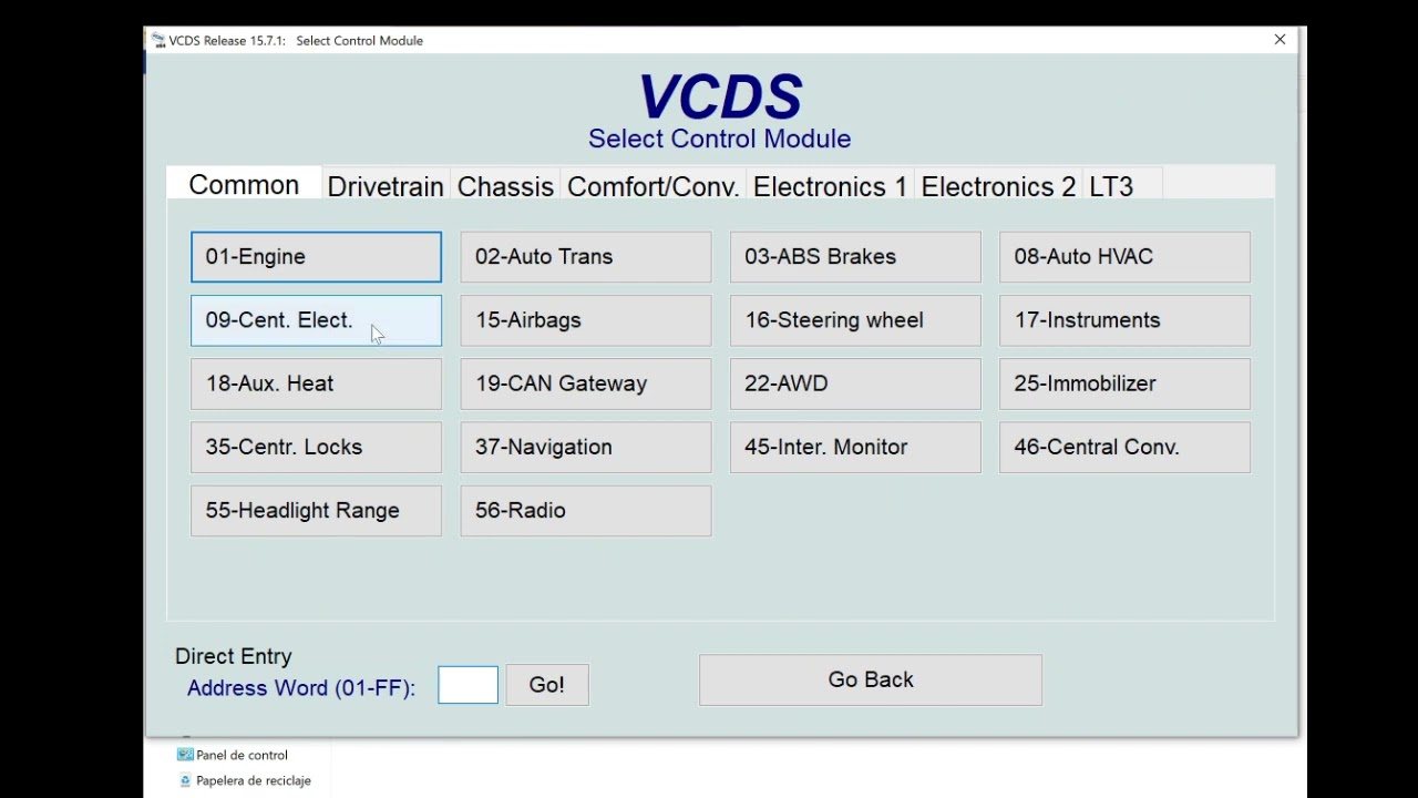 CAMBIAR CODING ECU BOSCH EDC15+ GRUPO VAG