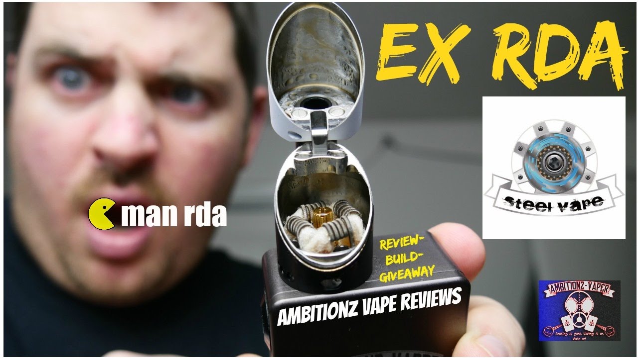 Обзор дрипки EX RDA от Steel Vape | Сборка | Розыгрыш {#Pacmanrda} (Завершен)
