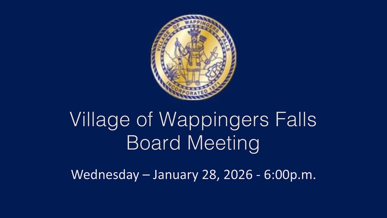 2026-01-28 Village Board Meeting