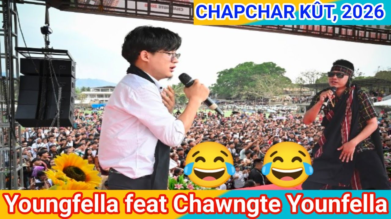 Youngfella feat chawngte youngfella | Stage pakhatah Youngfella pahnih😂 An bawn riap riap e🤣