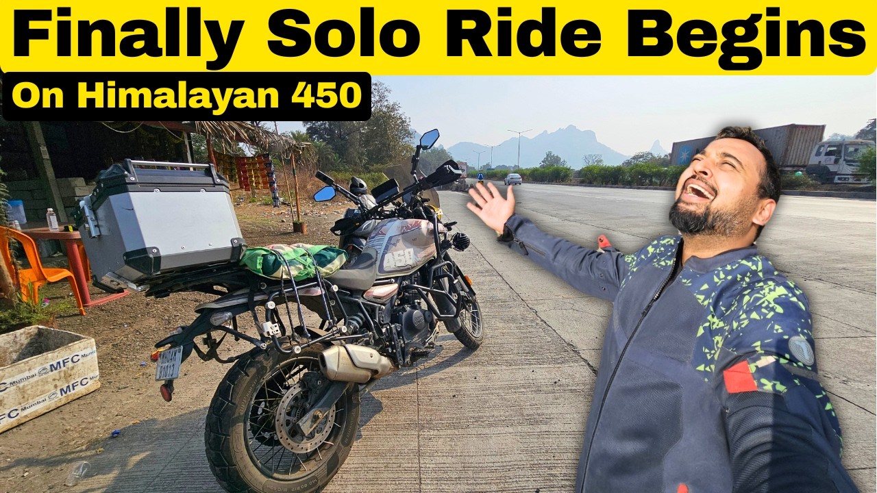 FINALLY IT'S HAPPENING - LEFT FOR SOLO RIDE TO GUJARAT ON HIMALAYAN 450 🔥🔥