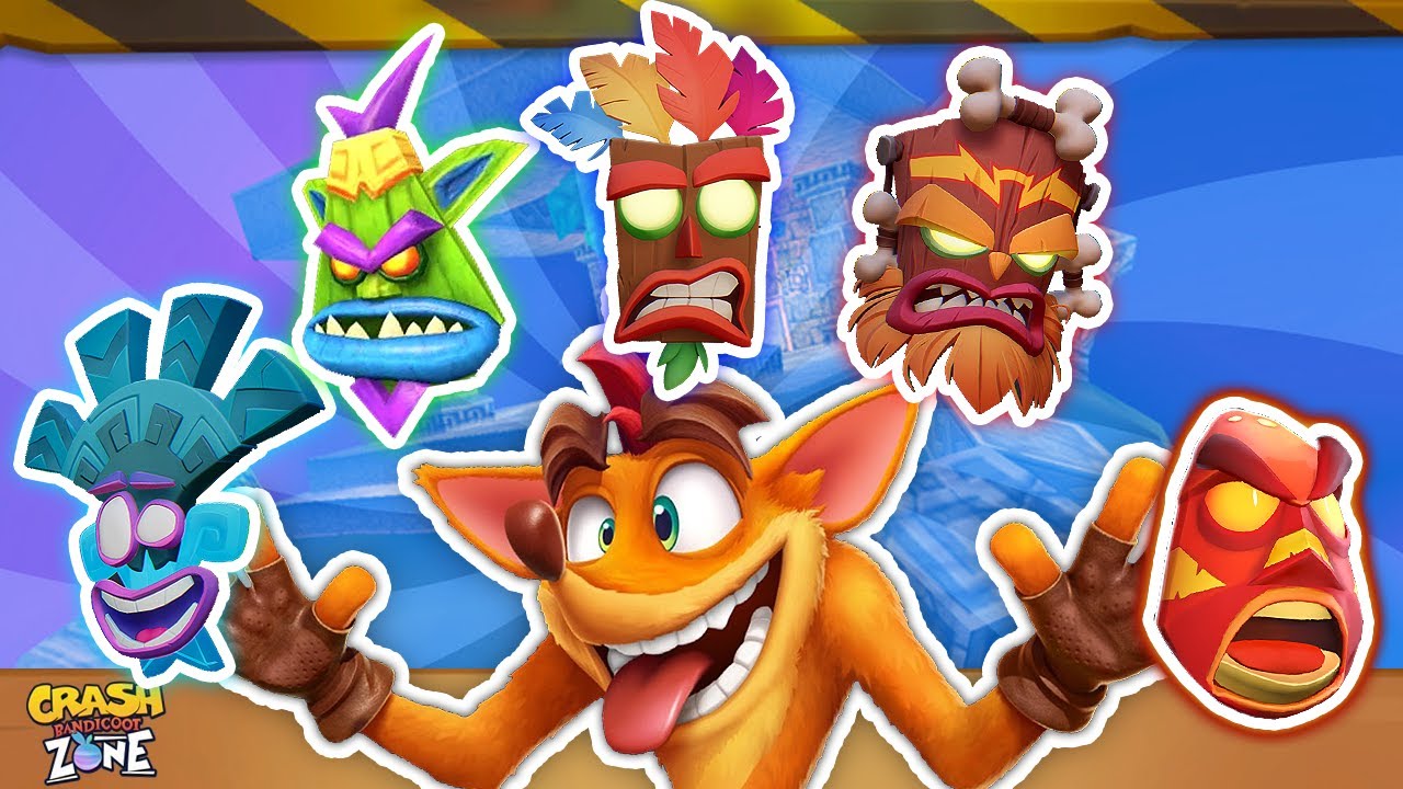 TUTTE LE MASCHERE DI CRASH BANDICOOT