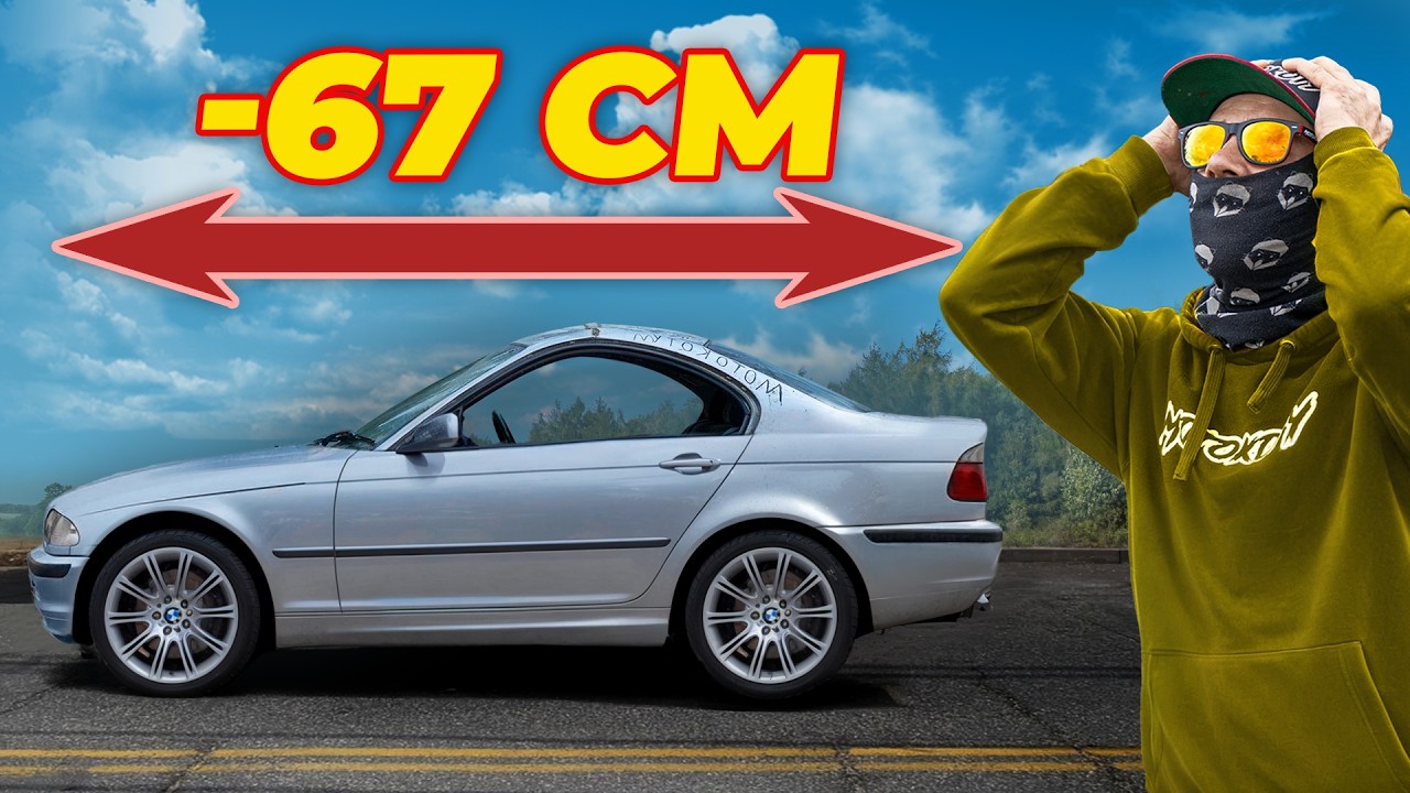 Skr&oacute;ciliśmy BMW E46 o 67 centymetr&oacute;w