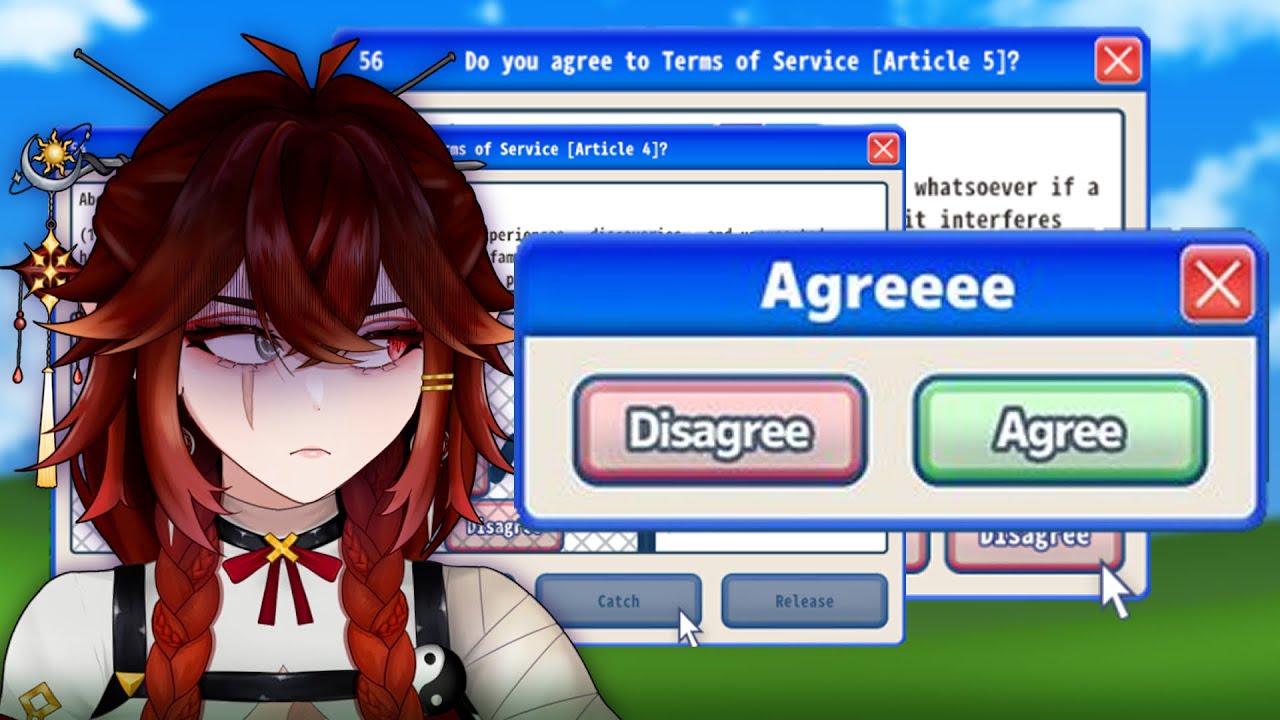 Ok, but what if I don't? 😑【Agreeee | 利用規約に同意したい】