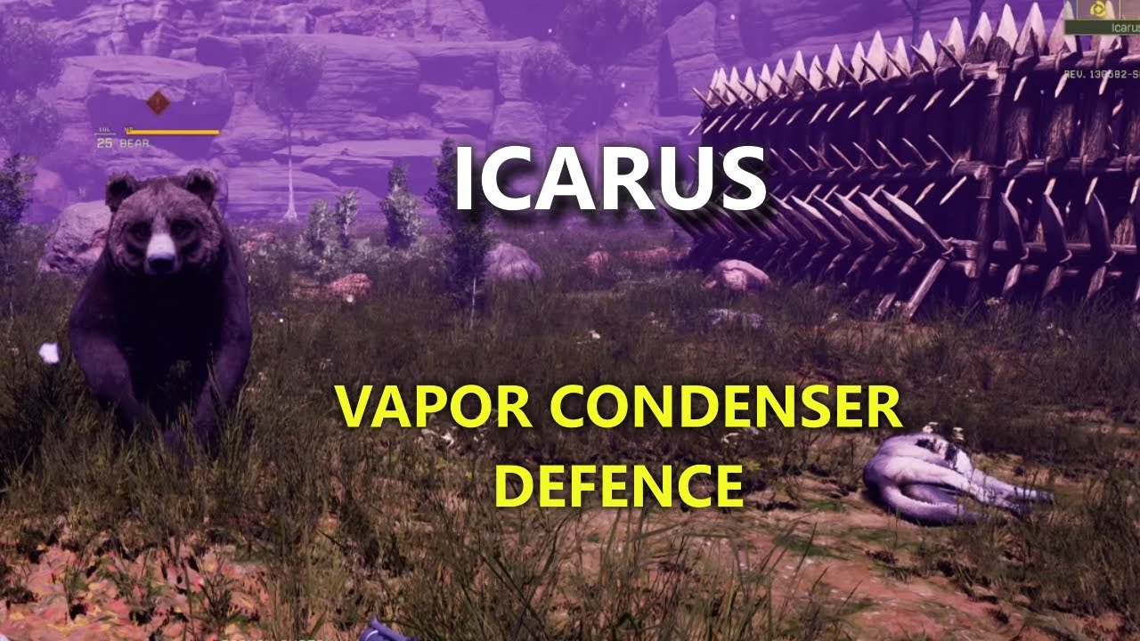 Icarus vapor condenser defense | Open world exotics farm