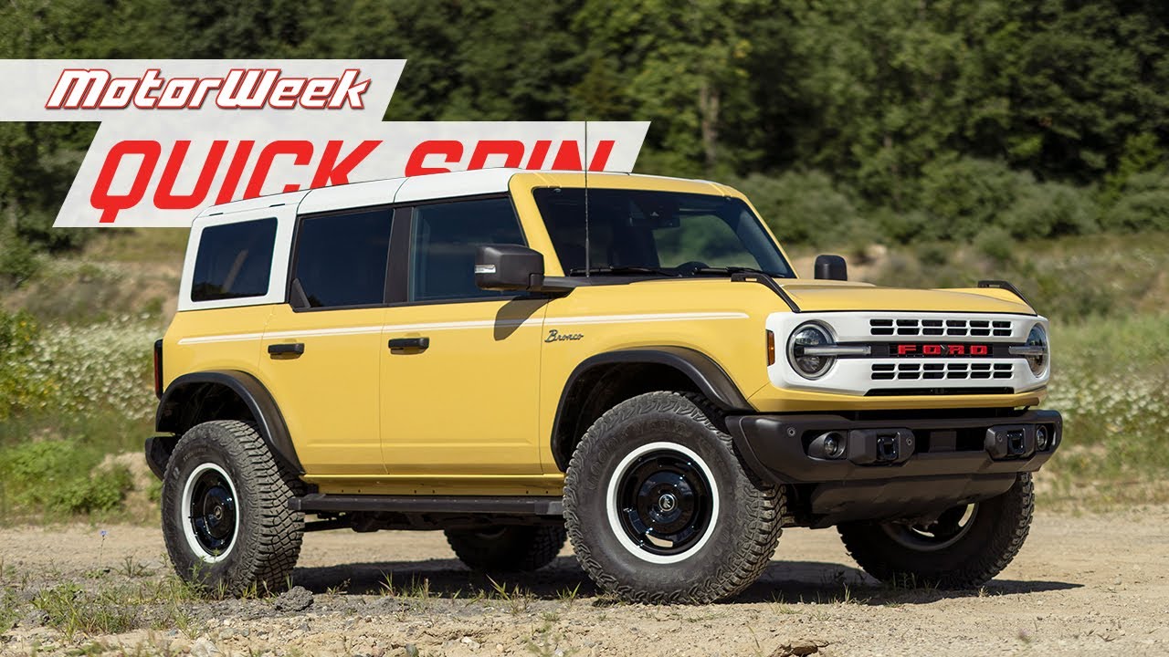 Ford Bronco Heritage Limited Edition 2023 | Szybki przegląd MotorWeek