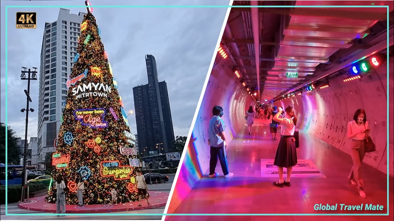 Bangkok Samyan Mitrtown Sky Park & Christmass Tree 🇹🇭 Thailand