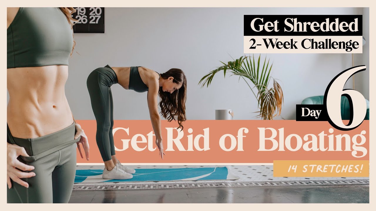 I Got Rid of Belly Bloat with These Stretches | Get Shredded 2-Week Challenge (Day 6)