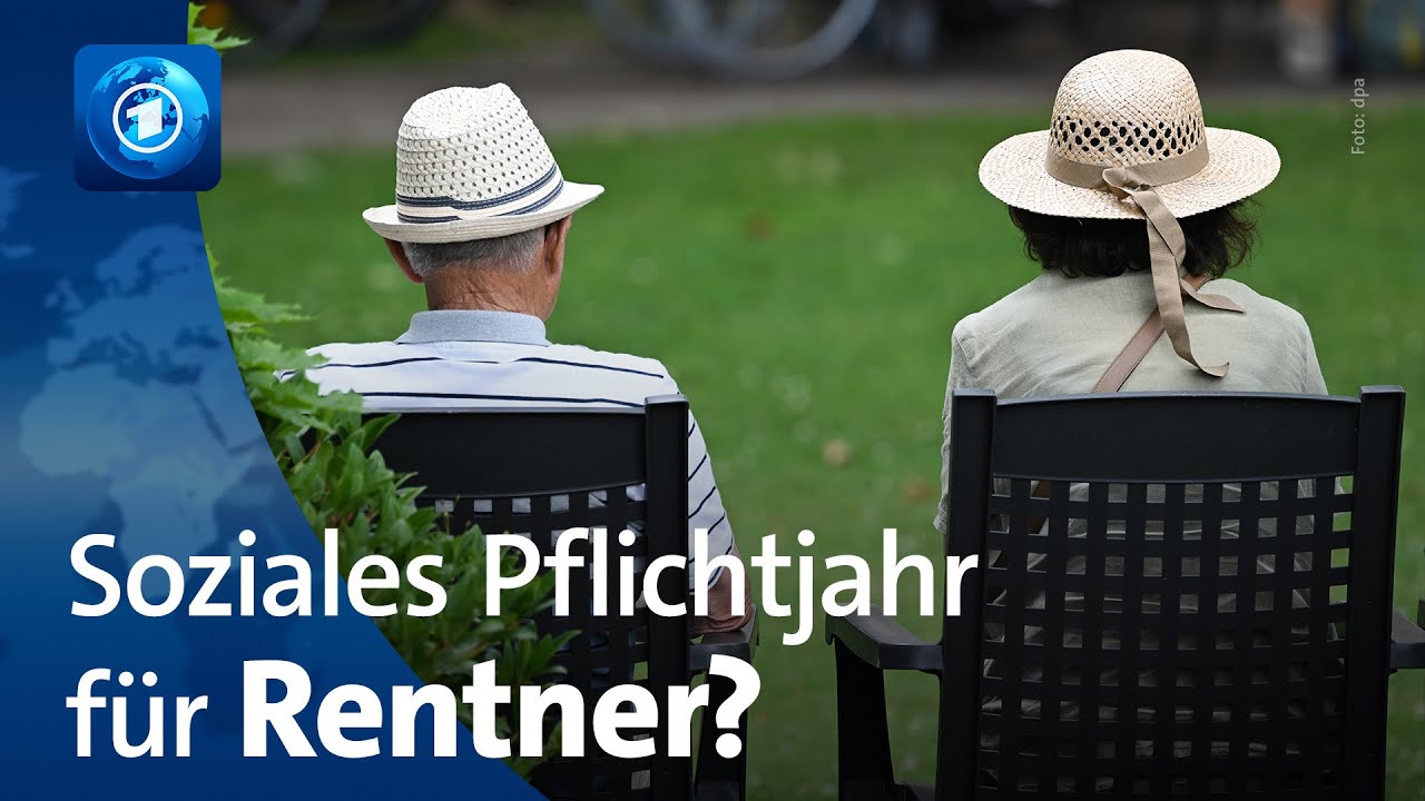 Debatte um soziales Pflichtjahr für Rentner:innen