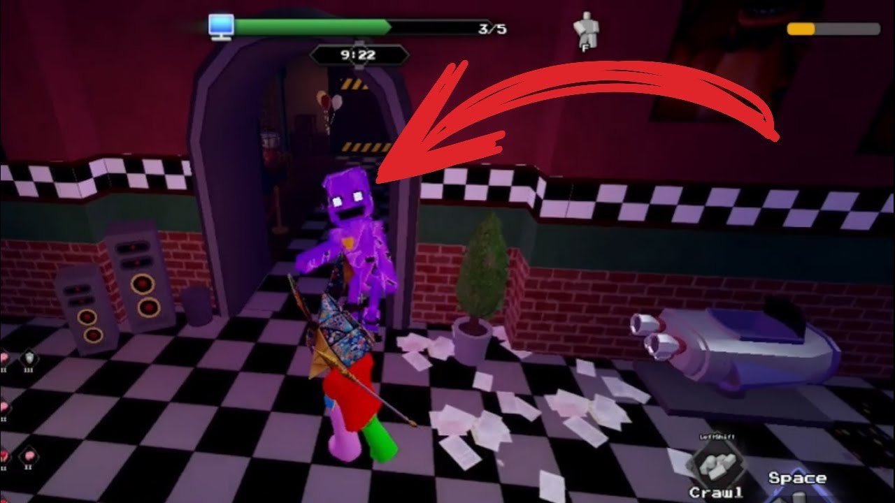 Fighting against a Purple Guy Vengeance is tense - Five Nights Hunted