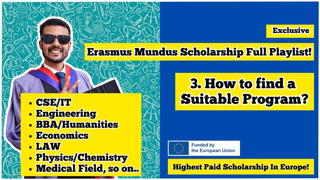 3. How to find a suitable Program? | Erasmus Mundus Scholarship