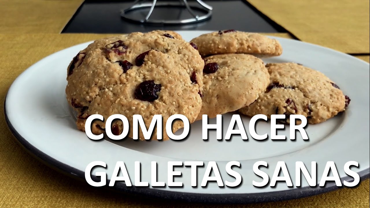 Cómo Hacer Galletas de Avena y Amaranto Caseras, Sanas y Deliciosas #galletas #cocinasana