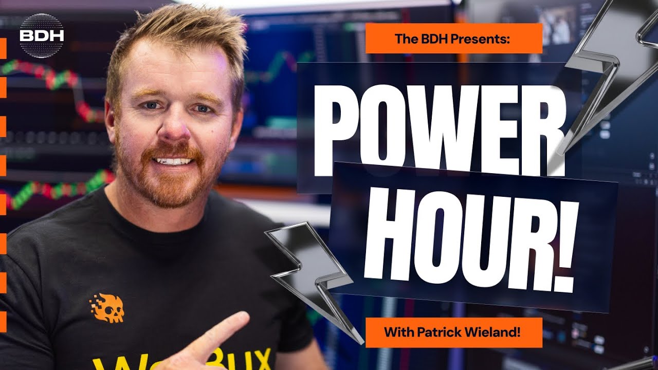 POWER HOUR AT THE BDH!!! Patrick Wieland DayTrading LIVE!