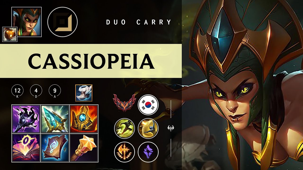 Cassiopeia Carry vs Kai'Sa - KR Grandmaster Patch 26.02