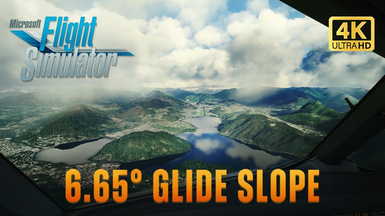 Steep Approach to Lugano Airport | Fenix A320 - MSFS 2020 | 4K