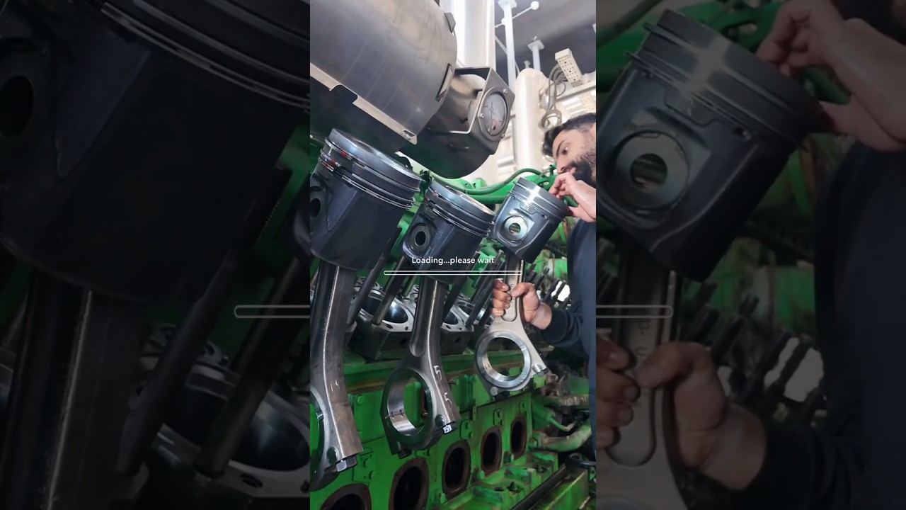 20K Maintenance Process, Piston Ring Assembly #jenbacher #J420 #gasengine #iggnita #renewableenergy