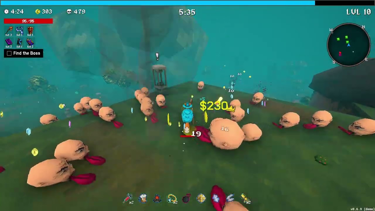 Megabonk (Demo) Fox God run top 18%