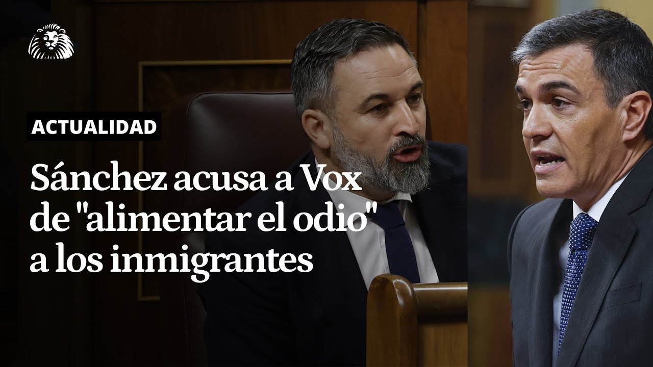 RÉPLICA A ABASCAL | Sánchez acusa a Vox de 