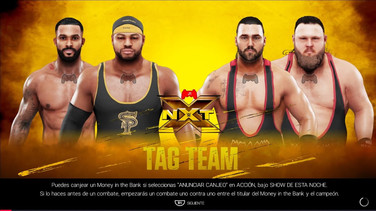 WWE 2k19 Street Profits vs The Heavy Machine - Tag Team