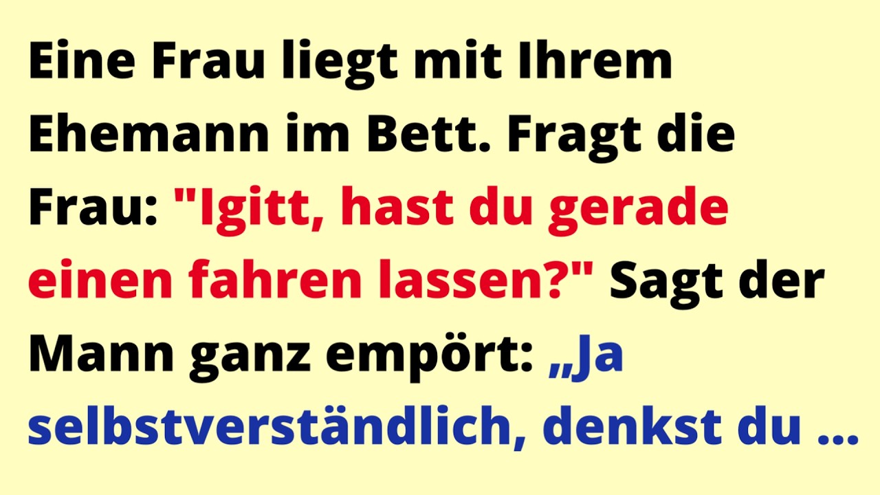 Lustige Witze mit Ehefrau und Ehemann | Hochzeitswitze | Ehewitze