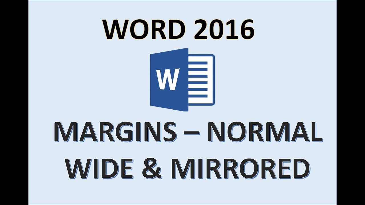 Word 2016 - Margins - How to Change Adjust Add Remove and Set Margin on Page Layout in Microsoft MS