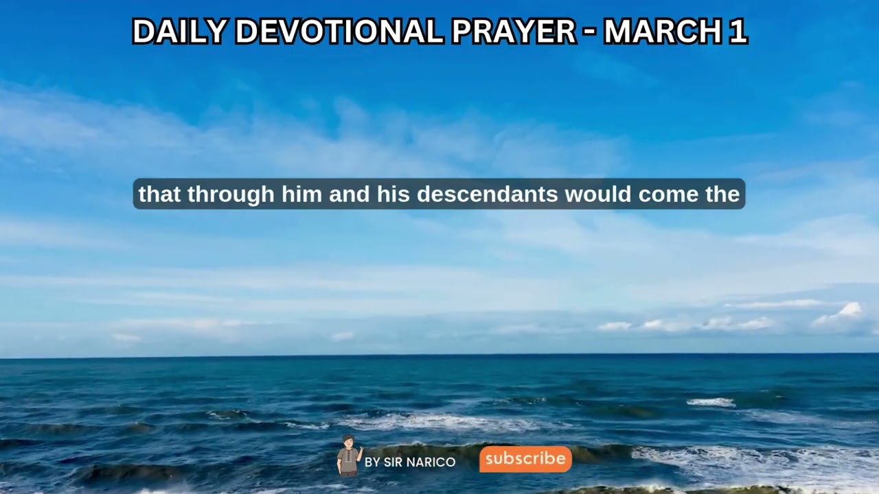 MARCH 1 || DAILY BIBLE READING AND MEDITATIONS