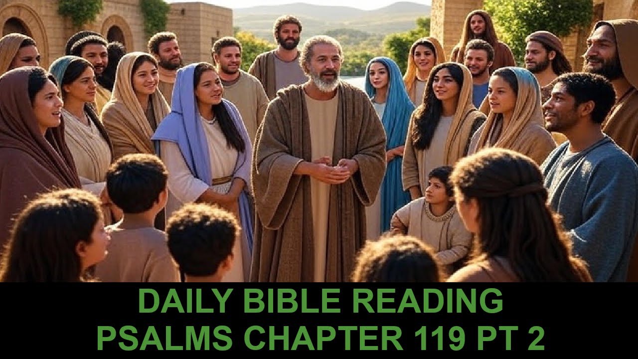 Daily Bible Reading - Psalms 119 - Part 2 - Episode 462