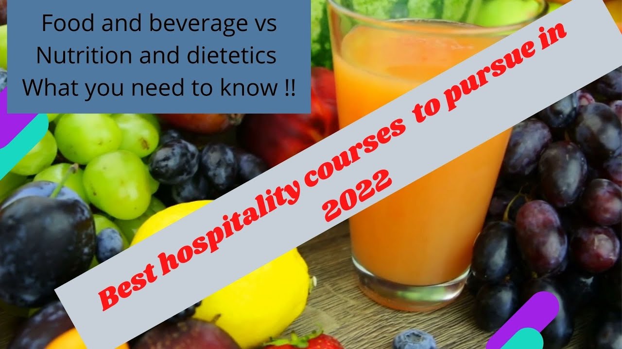 Difference between diploma in food and beverage and diploma in nutrition and dietetics