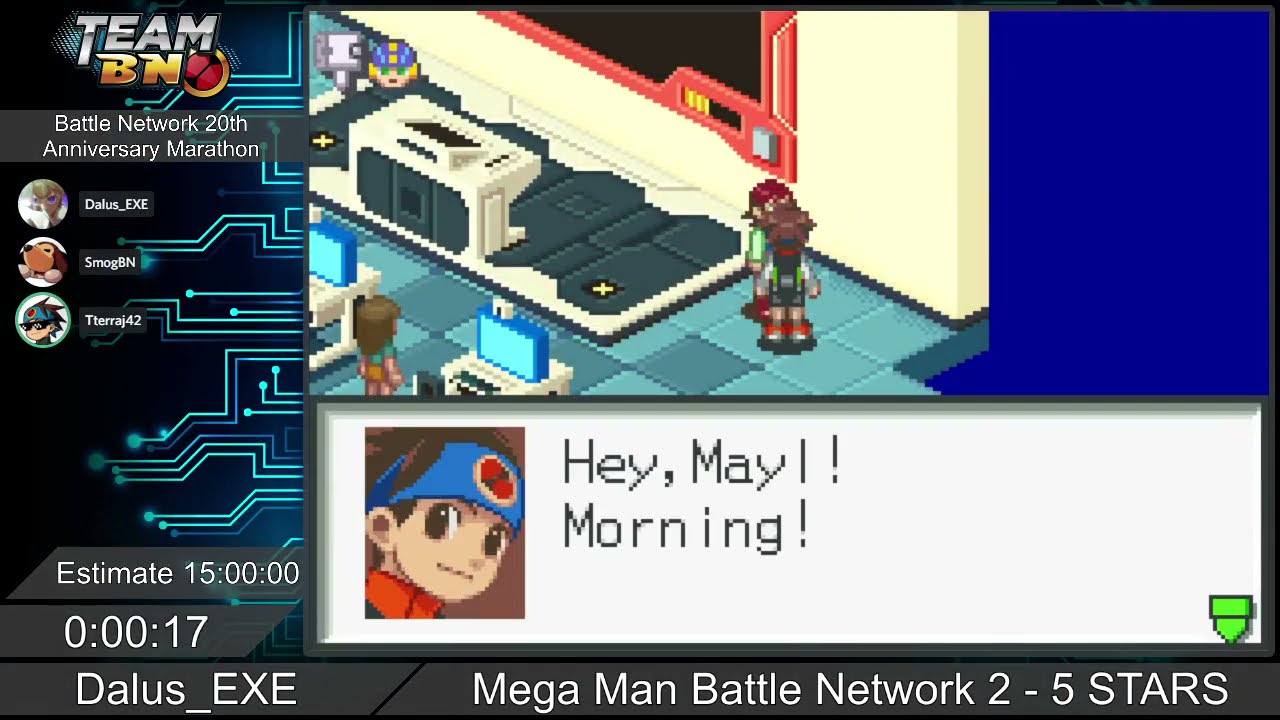 Mega Man Battle Network 2 - 100% Speedrun for TeamBN's 600% Marathon! (Part 1/3)