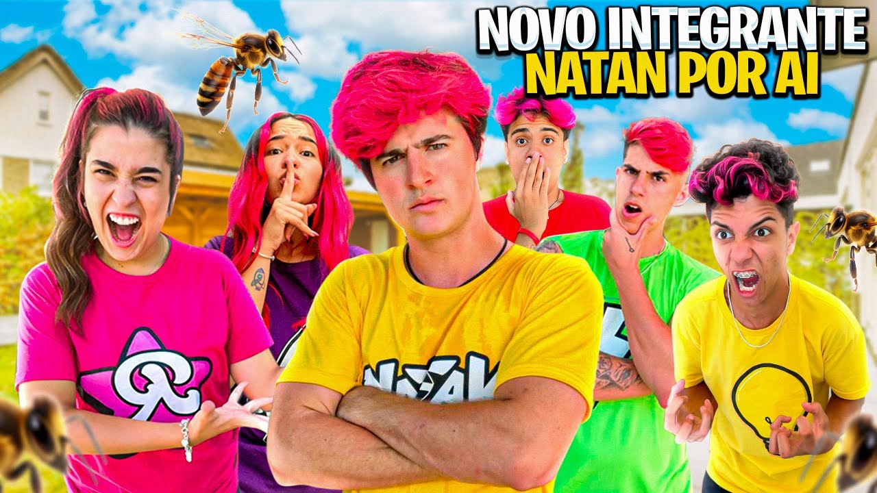 NATAN POR AÍ ENTROU PRO ELENCO DOS ROSA *pintou o cabelo?