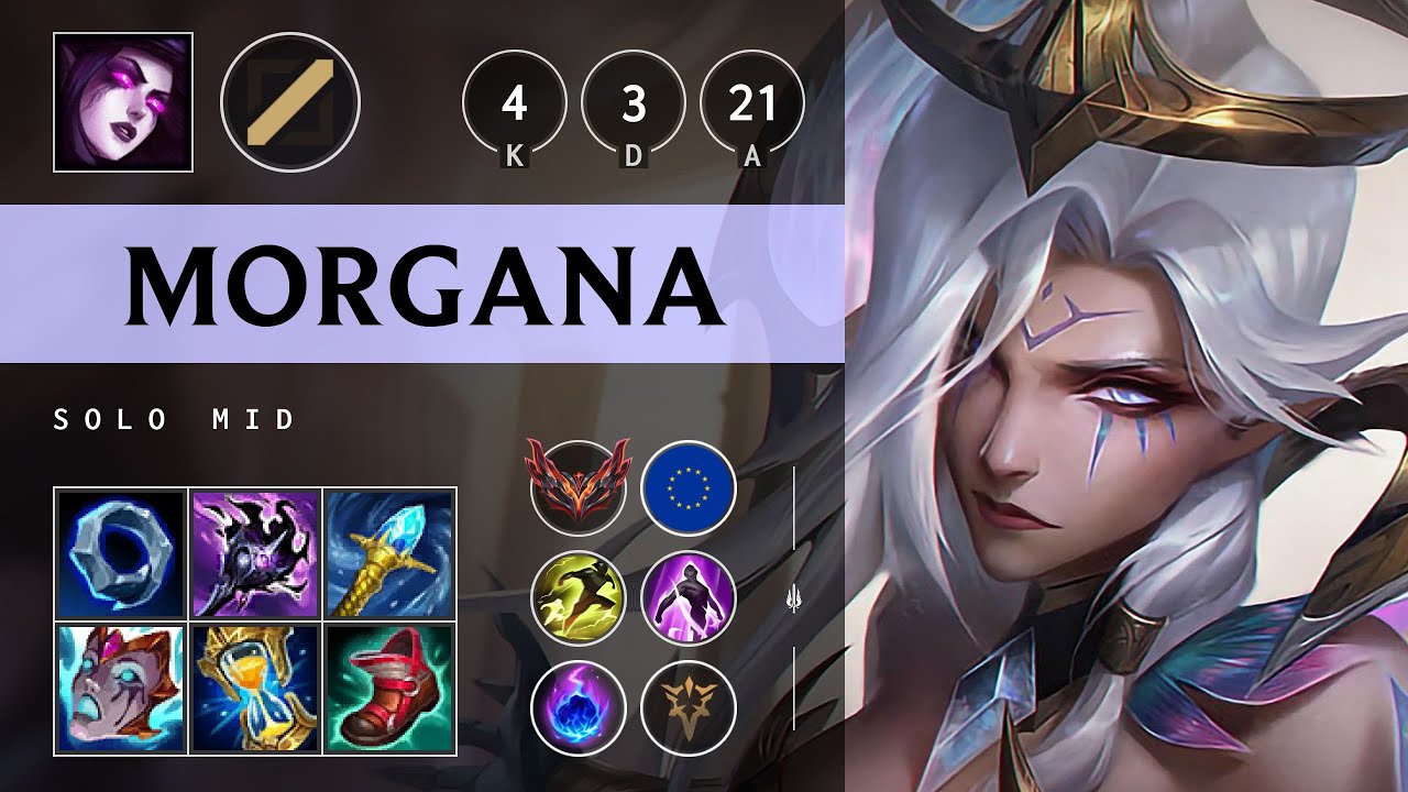Morgana Mid vs Syndra - EUW Grandmaster Patch 25.21