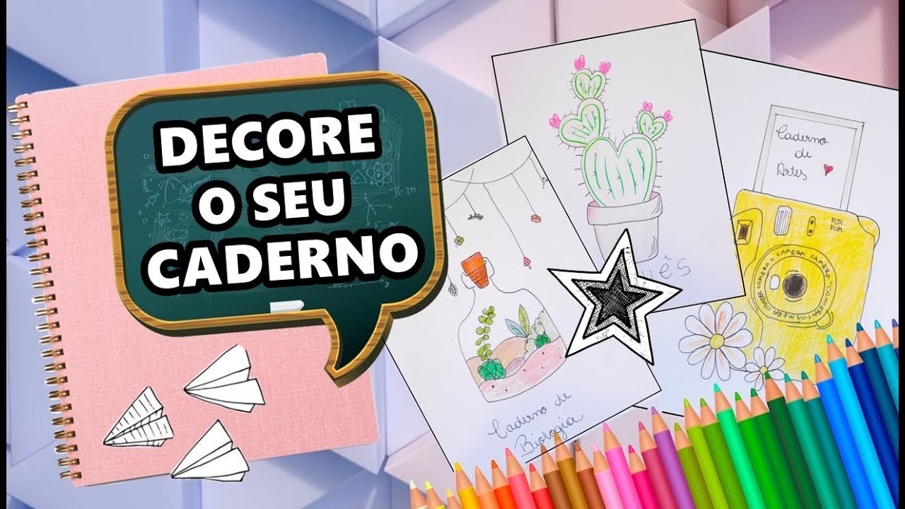 CADERNO BONITO E ORGANIZADO - CAPAS DIVERTIDAS - Gabriela Capone
