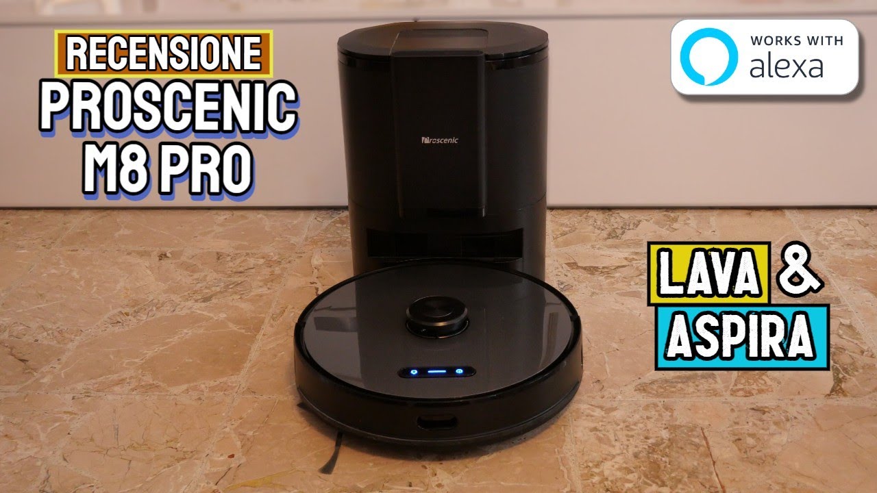 ROBOT ASPIRA, LAVA e SI AUTOSVUOTA: Recensione Proscenic M8 Pro