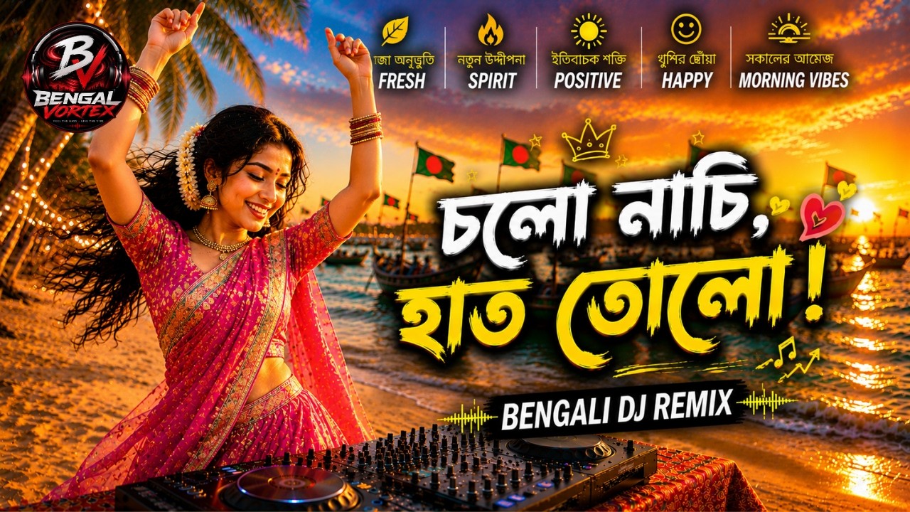 Best Bengali DJ Remix Songs 2026 💛 Morning Motivation Vibes | Positive Dance Collection