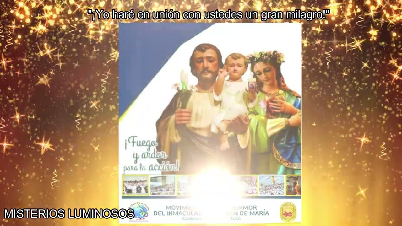 MISTERIOS LUMINOSOS | ROSARIO OFICIAL DE LA LLAMA DE AMOR