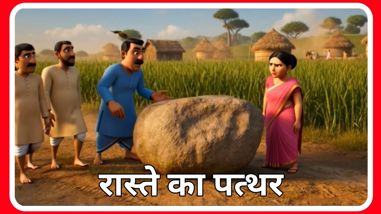 रास्ते का पत्थर #hindikahanian #moralstories #stories #बोधकथा #कथाएँ #videoforkids 